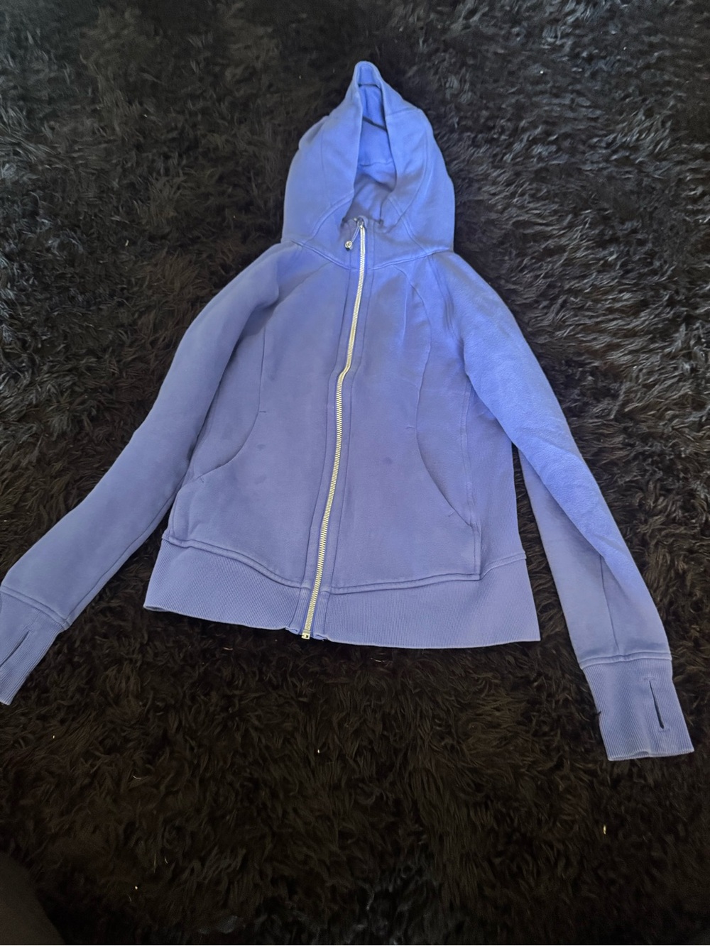 Lululemon Scuba Hoodie Full Zip Royal Blue Size 4
